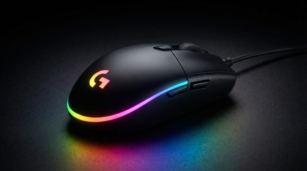 ไฟ RGB LIGHTSYNC บนเมาส์ Logitech G102 Lightsync