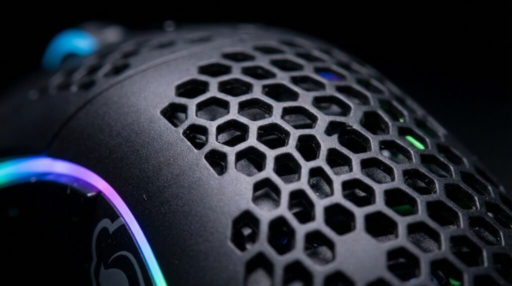 Honeycomb design ของ Glorious Model O Wireless พร้อม RGB