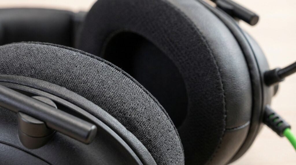 memory foam cushions ของ Razer BlackShark V2 X