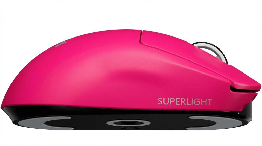 Logitech G Pro X Superlight มุมมองด้านข้าง