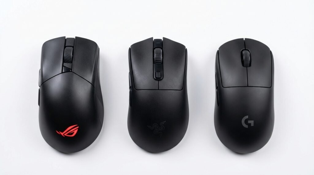 เปรียบเทียบ ROG Gladius III กับ Razer DeathAdder และ Logitech G Pro