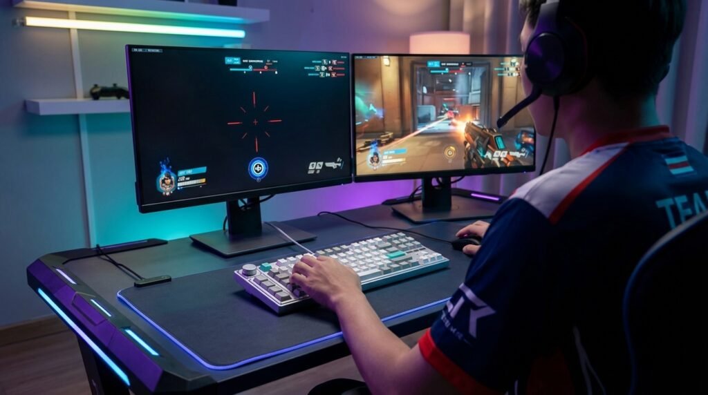 เกมเมอร์ใช้งาน Lemokey L3 เล่นเกม competitive