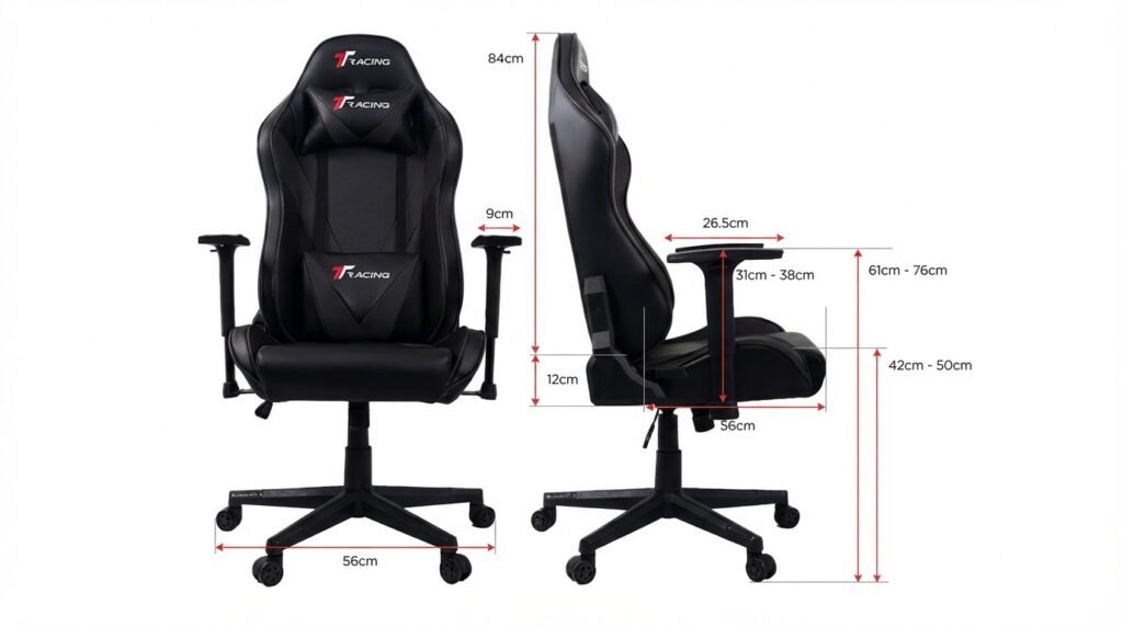 TTRacing Swift X 2020 ขนาดและมิติโดยรวม