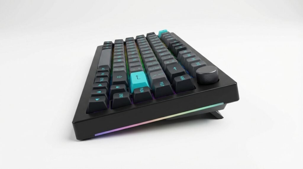 Akko 5075B Plus มุมด้านข้าง Gasket Mount