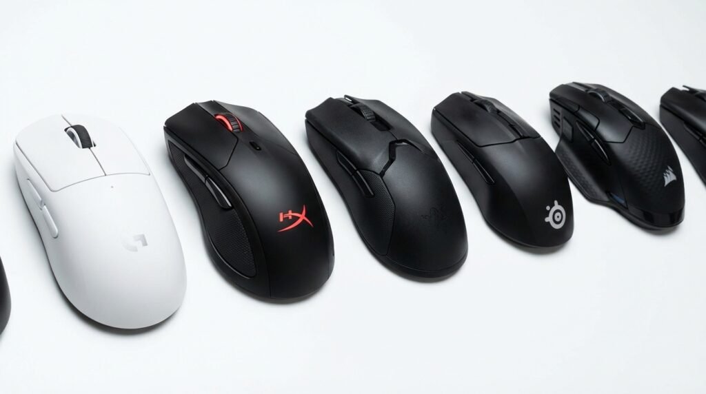 เปรียบเทียบ HyperX Pulsefire Dart กับเมาส์เกมมิ่งรุ่นอื่น