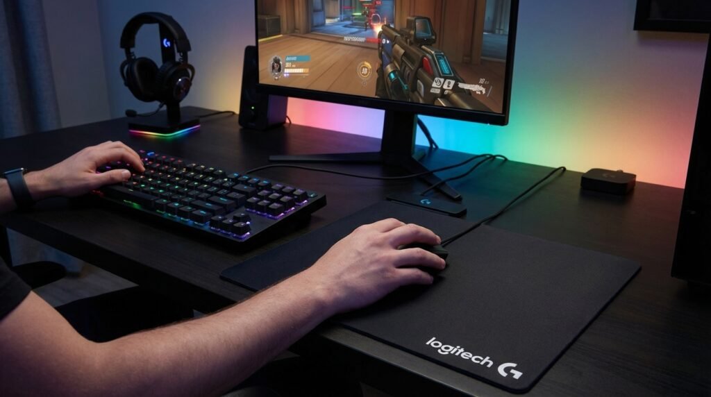 เกมเมอร์ใช้ Logitech G640 เล่นเกม FPS