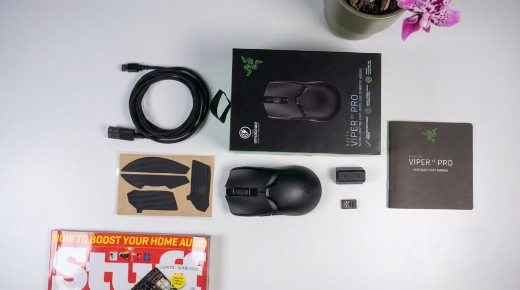 Unboxing Razer Viper V2 Pro พร้อมอุปกรณ์ครบชุดในกล่อง