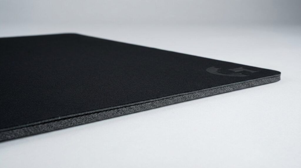 Logitech G640 มุมด้านข้างแสดงความหนา